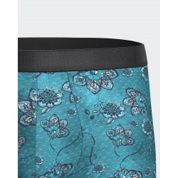 BOXER IMPRIMÉ FLORAL TURQUOISE - IMPETUS