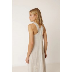 ROBE BRODERIES NATURE UNI CRÈME - INDI&COLD