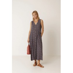 ROBE LONGUE MULTIPOSITION BLEUE - INDI&COLD