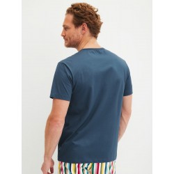 T-SHIRT MANCHES COURTES "REMIX SLEEP HOLIDAY" - CALIDA