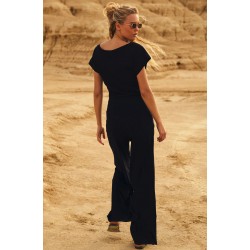 COMBI PANTALON NOIRE "CLEANE" - PAIN DE SUCRE