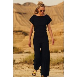 COMBI PANTALON NOIRE "CLEANE" - PAIN DE SUCRE