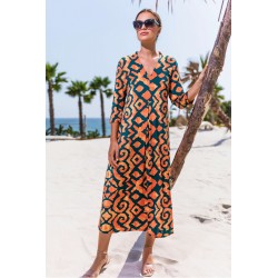 ROBE MANCHES 3/4 "GEMA-262" - BARANDI