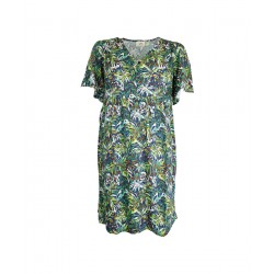 ROBE À MOTIF MI-LONGUE - JULIE GUERLANDE