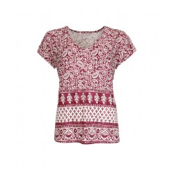T-SHIRT MANCHES COURTES BOHÈME - JULIE GUERLANDE
