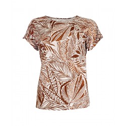 T-SHIRT MOTIF EXOTIQUE - JULIE GUERLANDE